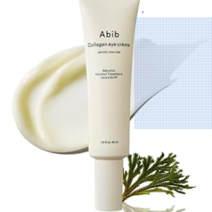 Abib Collagen Eye Crème Jericho Rose Tube for Dark Circles and Puffiness, Under Eye Fine Lines