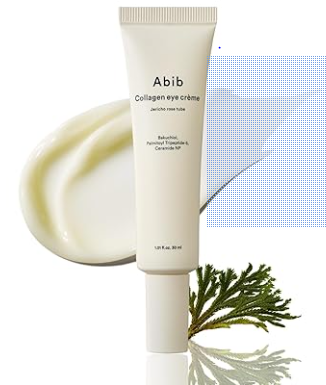 Abib Collagen Eye Crème Jericho Rose Tube for Dark Circles and Puffiness, Under Eye Fine Lines
